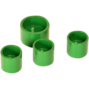 Green Cups for Static Bead Material